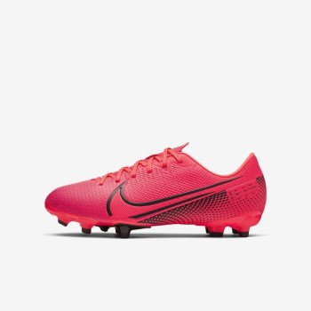 Nike Jr. Mercurial Vapor 13 Academy MG - Nagyobb Gyerek Focicipő - Piros/Piros/Fekete